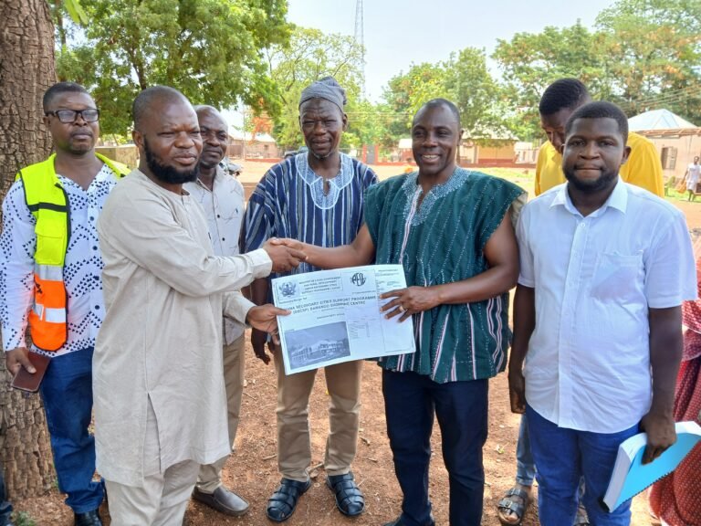 West Gonja MCE Hands Over Site For Construction of Ultramodern Shopping Centre