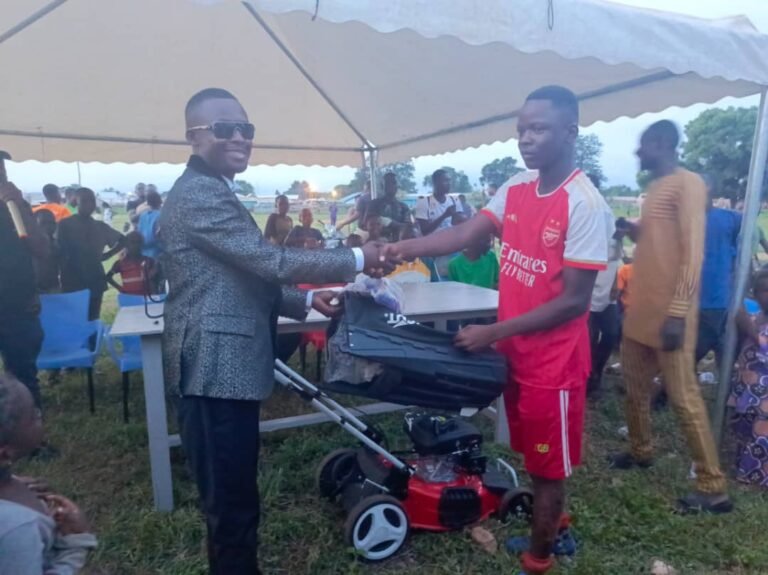 Canteen Electoral Area Gets New Volleyball Court And  Equipment From Assembly Man