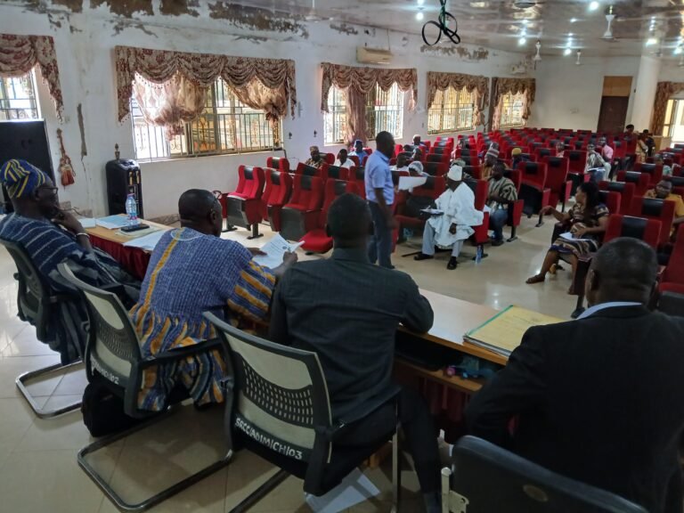 Leadership By Example, MCE For West Gonja Charges Assembly Members to Construct Household Toilets in Their Own Houses.