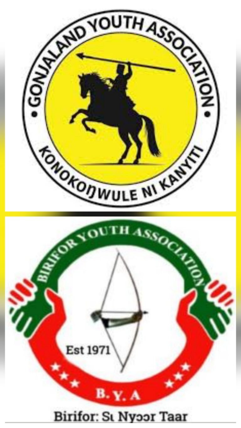 Gonjaland Youth Associations and Birifor Youth Association Unite in Call for Peace Amid Gbenyiri Land Dispute
