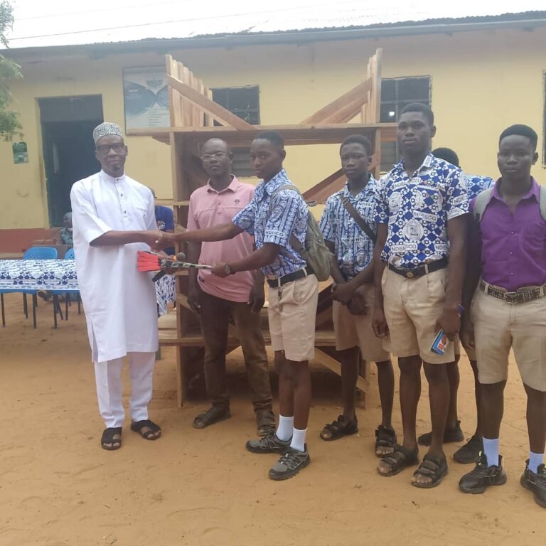 Benevolent Headmaster Donates Dining Furniture To Ndewura Jakpa Senior High Technical School